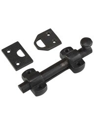4 inch Solid-Bronze Surface Bolt.